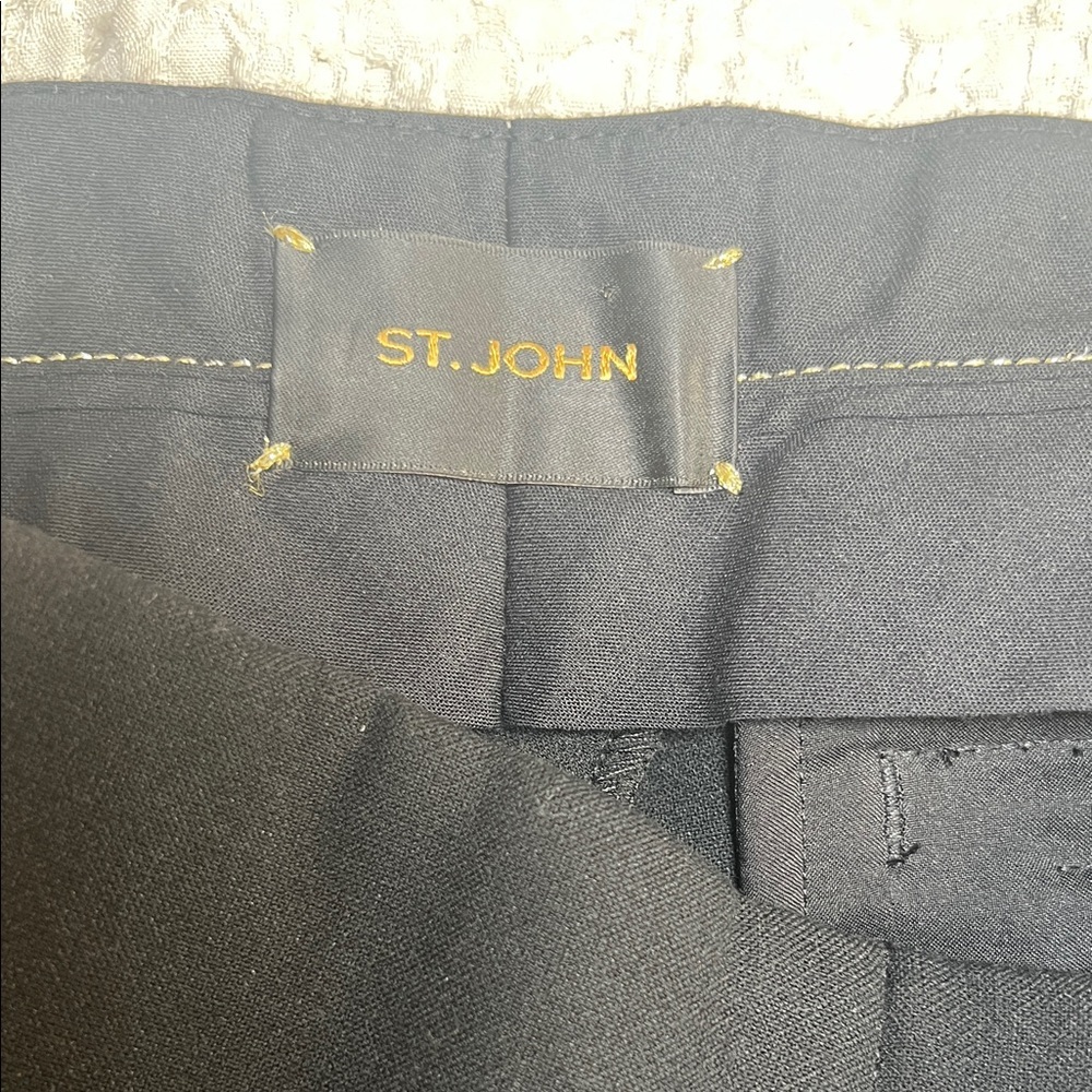 St. John women’s Black Dress Pants size 6 - Picture 3 of 11